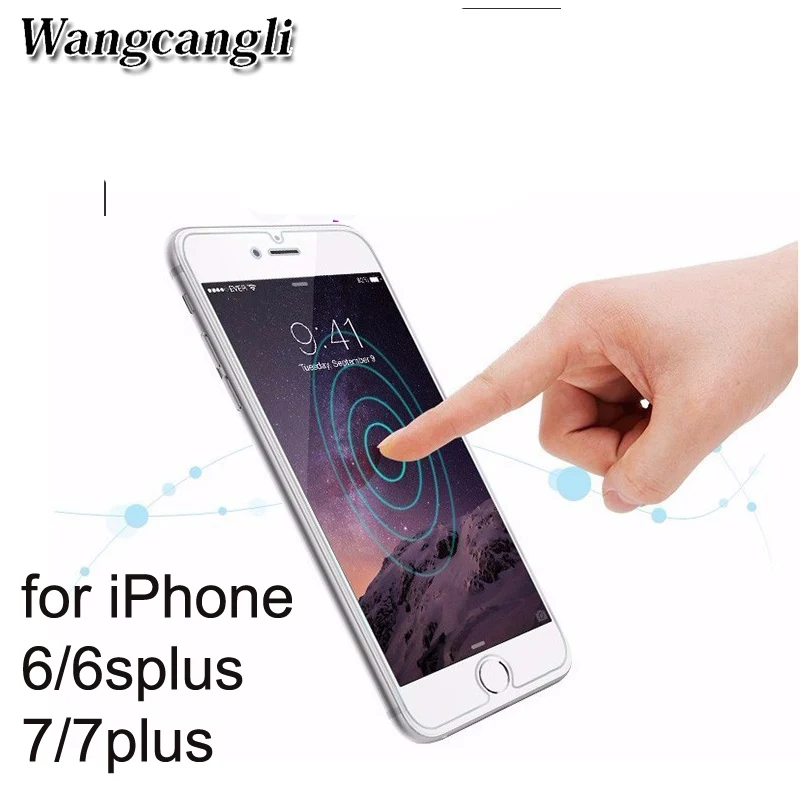 Wangcangli 2 шт./партия дуги утолщенное закаленное стекло для iPhone 6s Защитная пленка