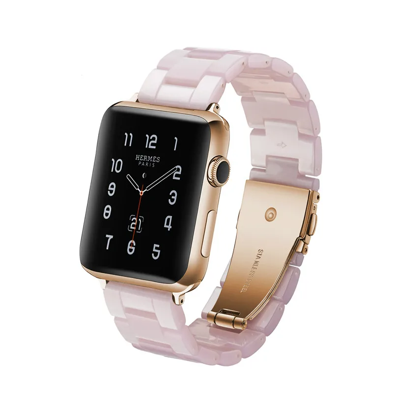 Модный ремешок для часов APPLE Watch3/2/1 38/42 мм из полимерного материала женщин и мужчин
