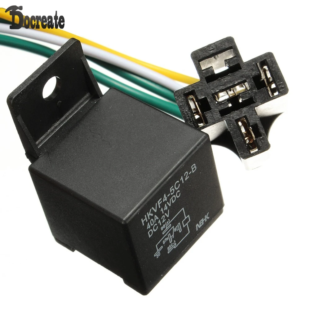 12В 30/40а автомобильное реле с гнездом 30 Ампер/40 ампер реле|relay with socket|socket arelay automotive |