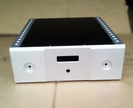 B-233 ЧПУ все алюминиевый шкаф шасси в корпусе коробка для DIY аудио усилитель мощности 430*150*410 мм 430*150*410 мм