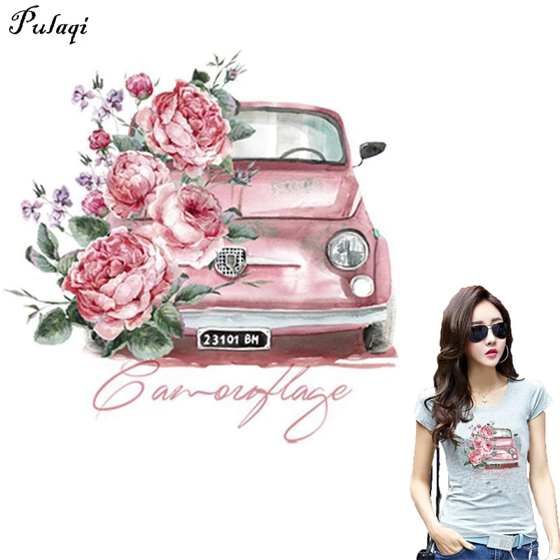 Pulaqi Flower Car Patches Iron On Clothes New Design