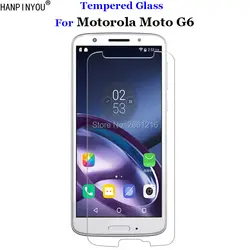 Для Motorola Moto G6 закаленное стекло 9 H 2.5D Премиум протектор экрана пленка для мотора Moto G 6 6th Gen 5,7"