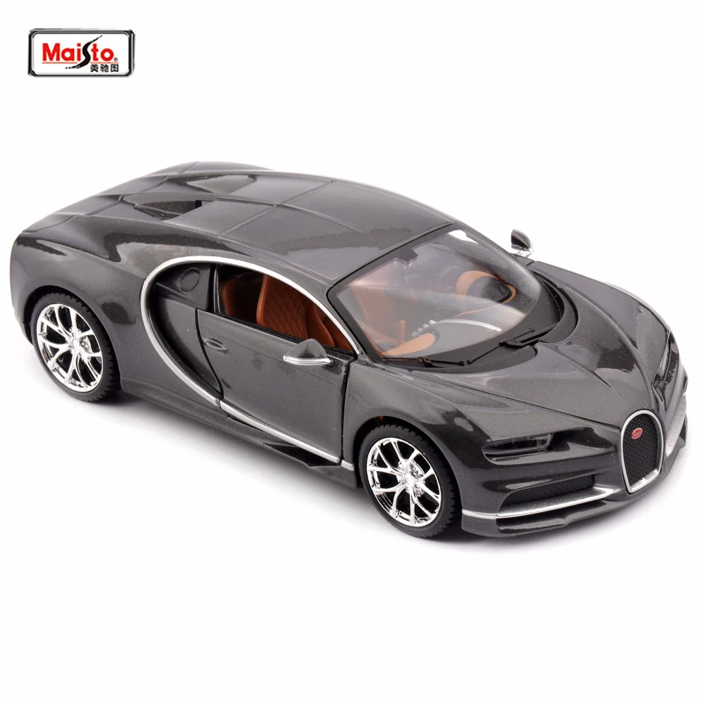 1:24, Детские литые игрушки, сплав, Maisto 1/24, литая модель для Bugatti Chiron, коллекция автомобилей, детские игрушки для мальчиков, подарок