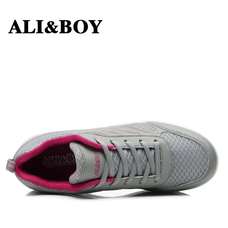 ALI & BOY/женские кроссовки для похудения на платформе 5 см женские летние дышащие