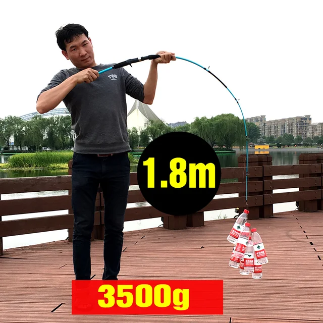 GHOTDA 1.5M 1.8M M Power Lure Rod Casting Spinning Wt 3g-21g Ultra Light Boat Lure Fishing Rod 4