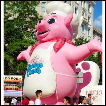 

Free shipment height 3m(10ft) inflatable pink pig\inflatable pig on sale
