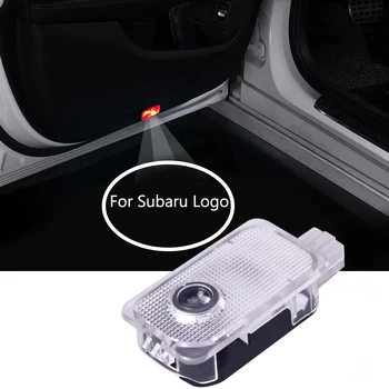 

2-40 pcs For Subaru Logo Car Courtesy Welcome Light Car Styling For Forester Outback Legacy XV Impreza Tribeca Projector Shadow