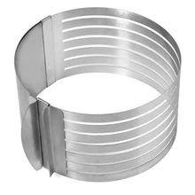 15% выдвижной круглый мусс из нержавеющей стали, инструменты для украшения торта, инструменты для выпечки