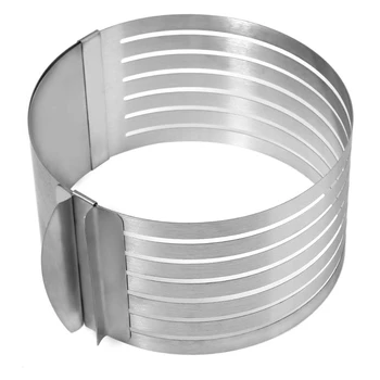 15% Retractable Stainless Steel Circle Mousse Cake Layer Cut Tools cake decorating tools bakery tools