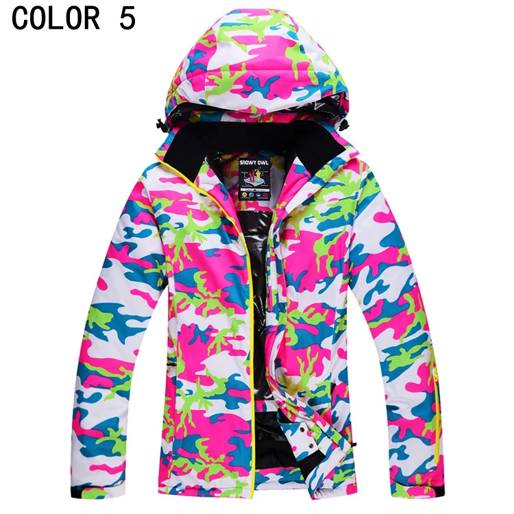Лыжные куртки для женщин профессиональный теплый ветрозащитный водонепроницаемый для снега лыжные куртки зимний Сноубординг куртки