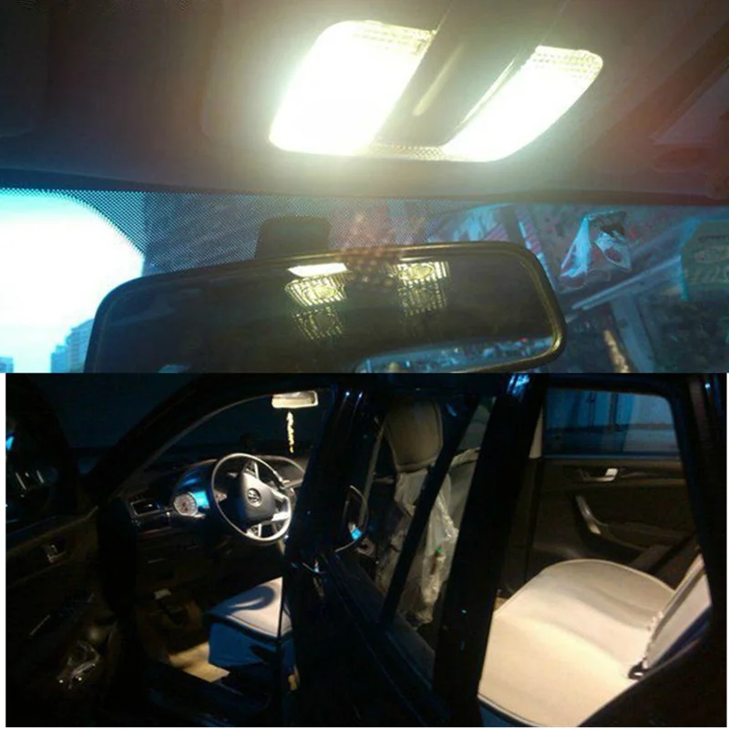 10x гирлянда 31 мм 36 мм 39 мм 41 мм Автомобильный COB светодиодный светильник C5W C10W белый цвет Автомобильный купол для чтения Карта светильник Авто интерьерная лампа DC12V