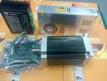 

2Axis Nema 34 Stepper Motor 34HS5435C-37B2 1600oz-in motor driver DM860A CNC Control & Mill