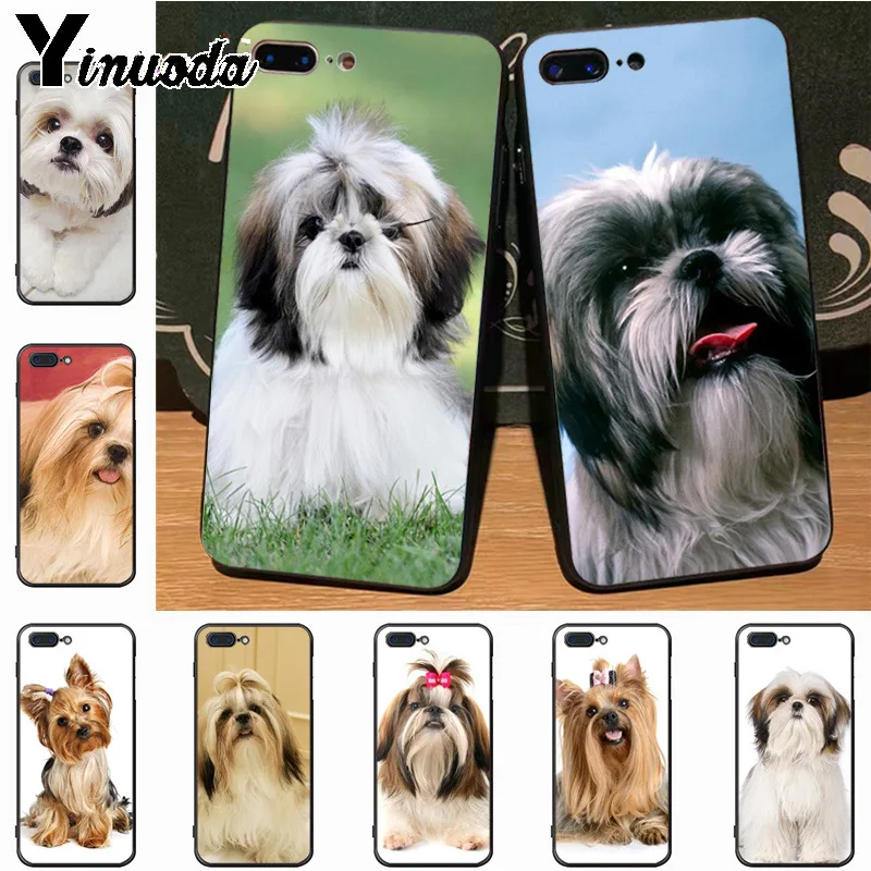 

Yinuoda Shih Tzu Shitzu Dog Puppy soft tpu Rubber Cell Phone Case for iPhone 7plus X XS MAX XR 6S 7 8 8Plus 5S 11pro case