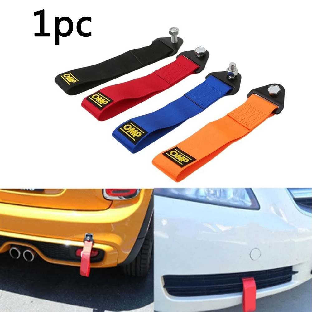 

Front Towing Strap Nylon Tow Universal Practical High Strength Car Bumper Professional Truck Racing Rear Hook
