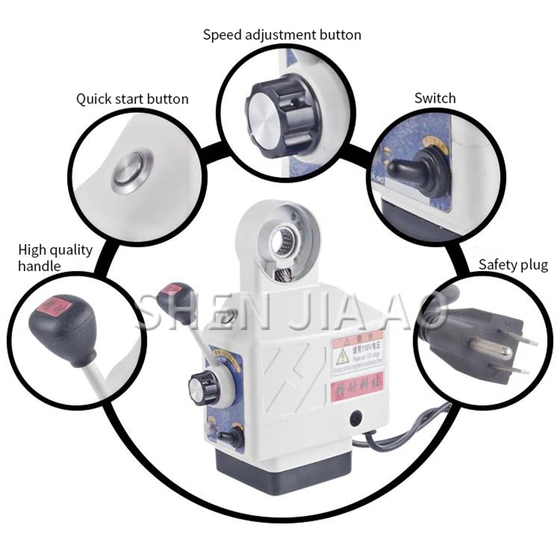 1PC Fully Automatic Universal Handle Knife Feeder Mill Machine Processing Accessories Milling Machine 110V Milling Knife Machine