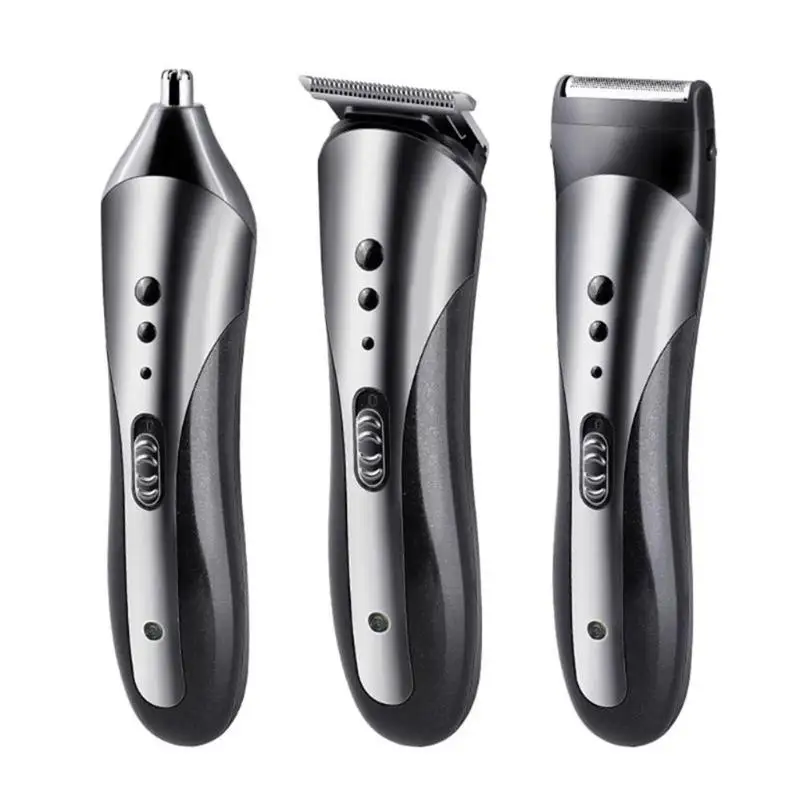 Kaufen Kemei 3 in 1 Elektrische Rasierer Haar Trimmer Wiederaufladbare Elektrische Nase Haar Clipper Professionelle Bart Rasiermesser Maschine KM 1407