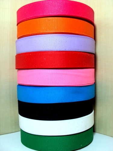

(5yds per roll) 5Y2259 david ribbon 7/8'' glitter solid grosgrain ribbon hairbows printed ribbon tape