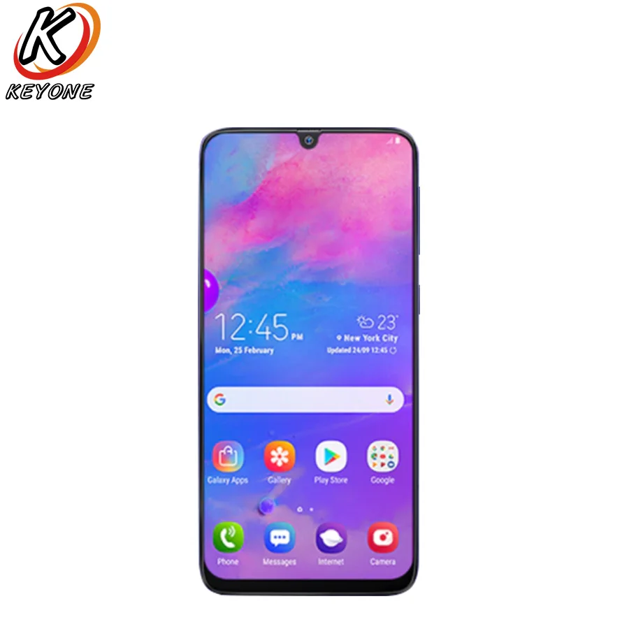 Мобильный телефон samsung Galaxy M30 M305F-DS, 6,4 дюймов, 4 Гб ОЗУ, 64 Гб ПЗУ, четыре ядра, тройная задняя камера 13 МП+ 5 Мп+ 5 МП, Android