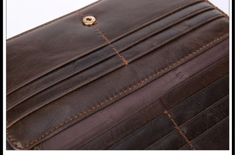Men genuine leather wallet 21