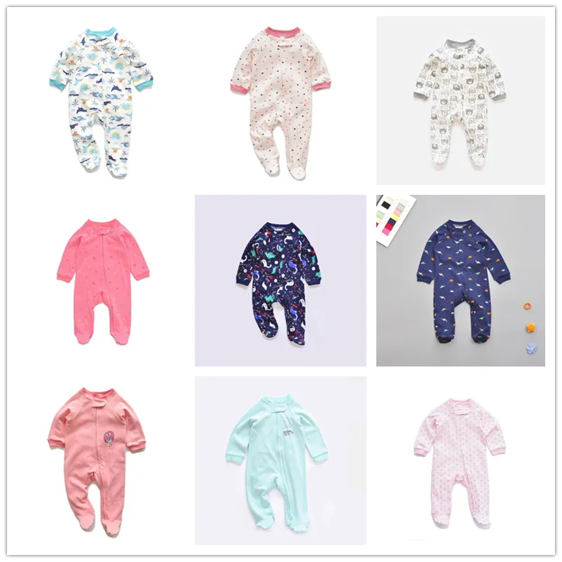 

Longsleeve Toddler Romper Baby Girl/Boy Romper Newborn Toddler Spring/Autumn Rompers Cotton Material Zipper Design Suit