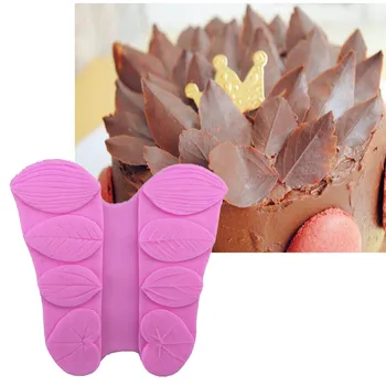 

Leaves Flower Texture Liquid Silicone Mold DIY Polymer Clay Candy Chocolate Fondant Gumpaste Baking Moulds Cake Decoration Tools
