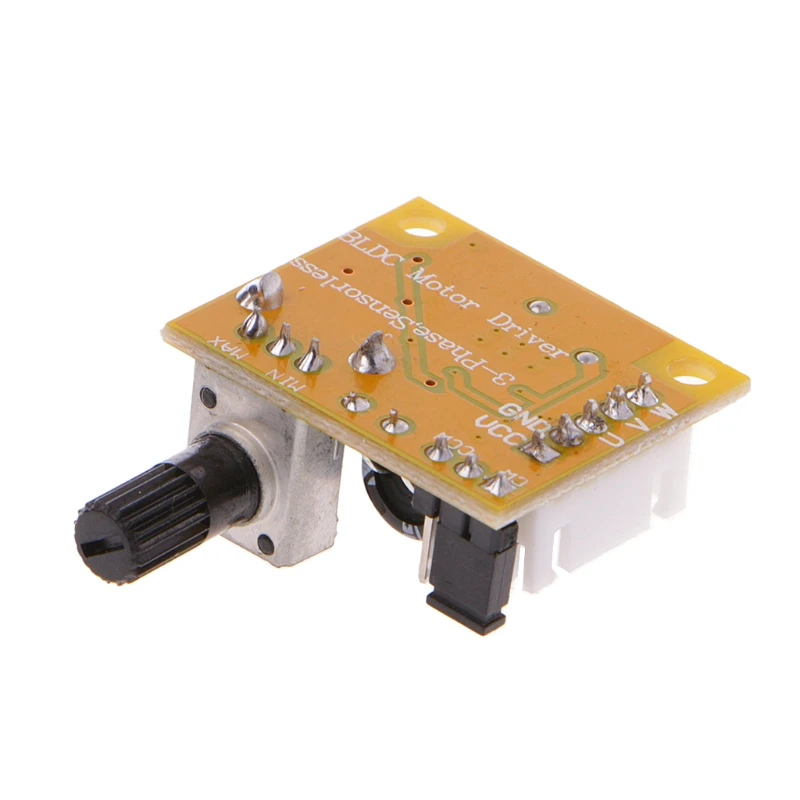 2021 Новый DC 5V 12V 2A 15 Вт бесщёточным двигателем Скорость контроллер без зала BLDC