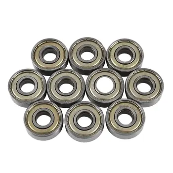 

608zz Bearings 8*22*7mm Bearing Ball Silver 608zz 10 Pcs Skateboard