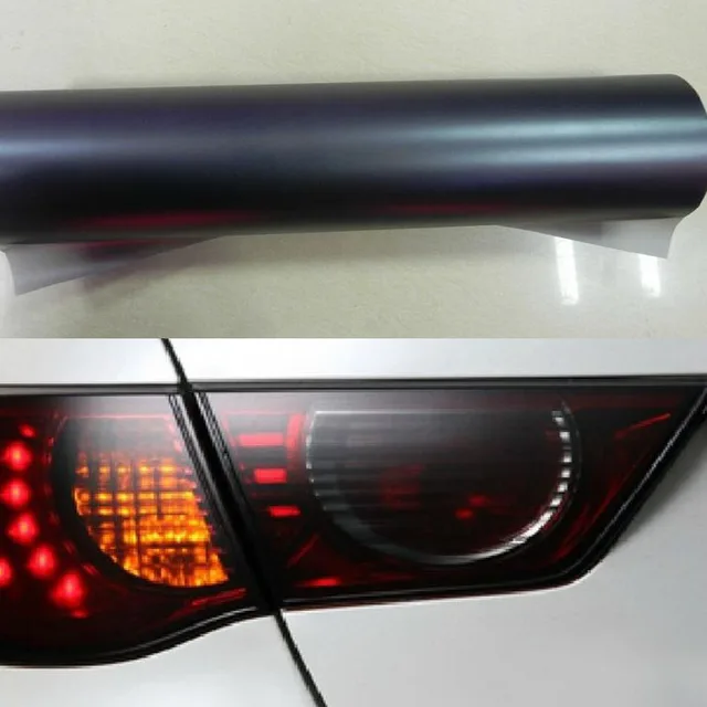 Dull Polish Black 40cm X100cm Auto Car Light Taillight Tint Vinyl Dull Polish Black 40cm X100cm Auto Car Light Taillight Tint Vinyl Film Sticker Wrap Easy Diy