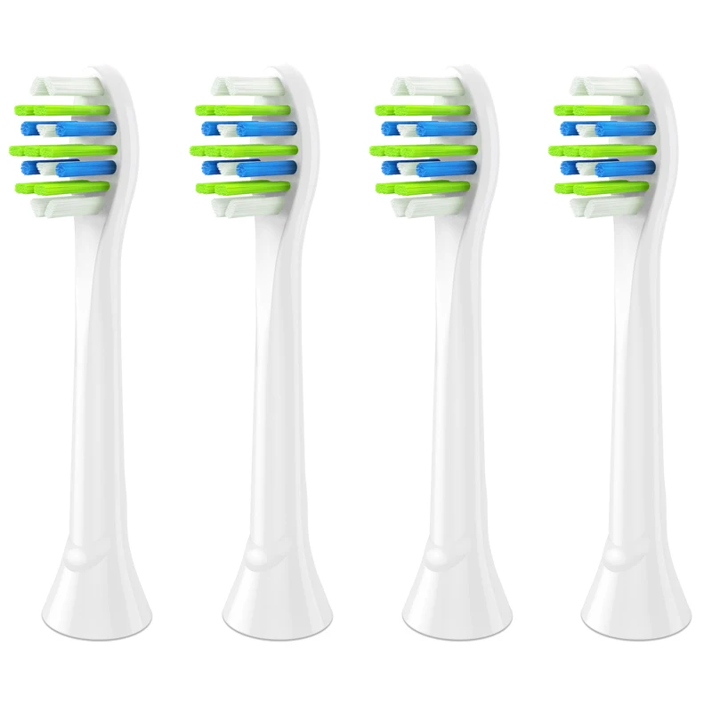 4x Зубная щетка головка для Philips Sonicare InterCare Hx9002 Hx9003 HX9004 Eletrcic зубные щетки Сменные для взрослых