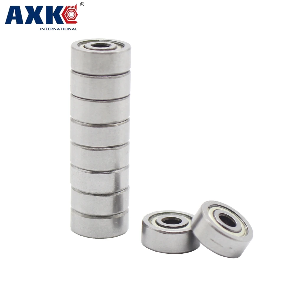 AXK 10 шт./лот 624 624Z 624ZZ шариковый подшипник 4*13*5 мм хромированный стальной Бесплатная
