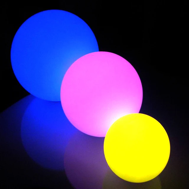 30cm illuminated led ball with rechargeable battery and remote control