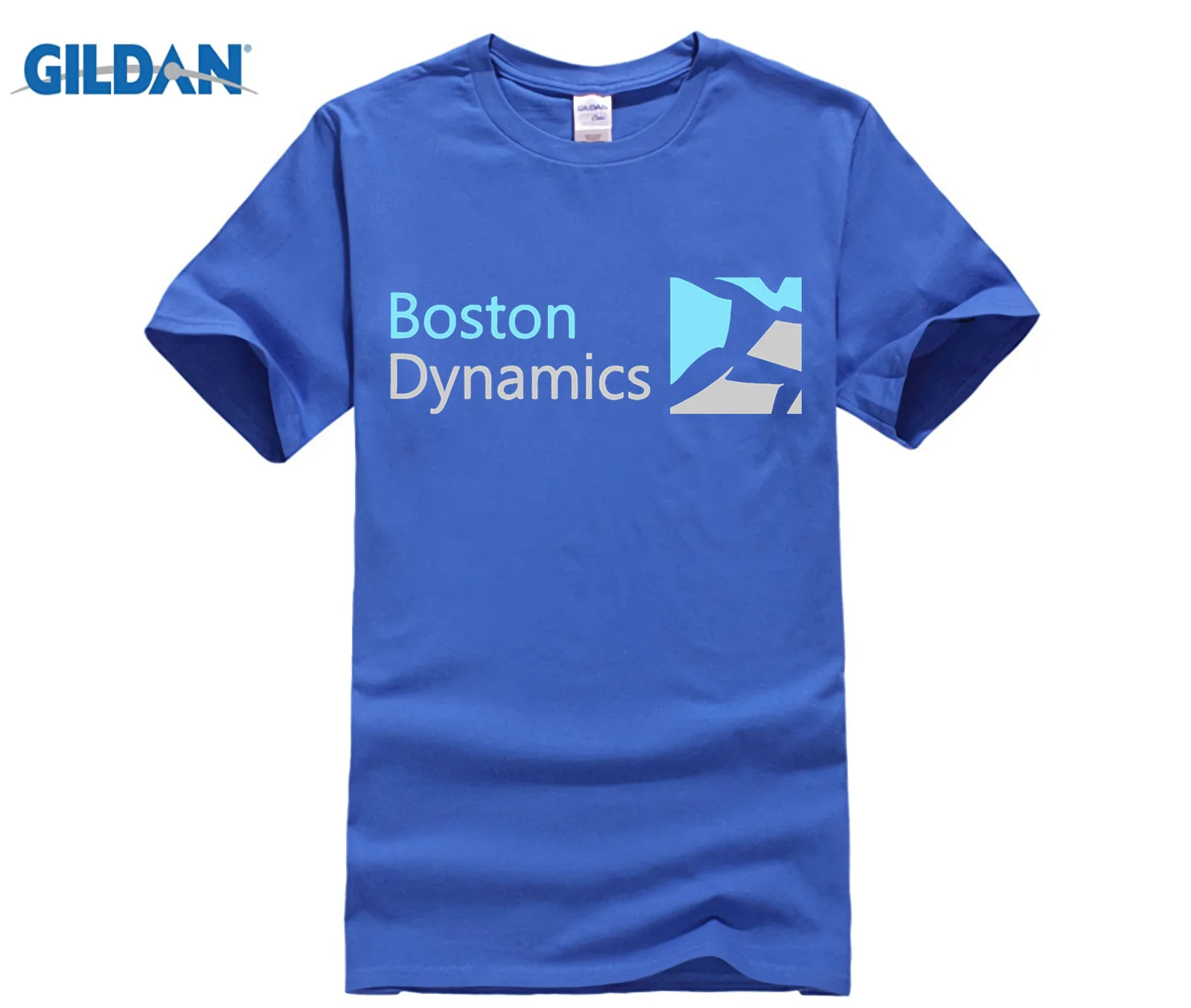 GILDAN Мужская футболка с коротким рукавом хит продаж Boston Dynamic мужские футболки мода