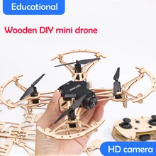 Новинка 2019 DIY мини Квадрокоптер с микро деревом Радиоуправляемый
