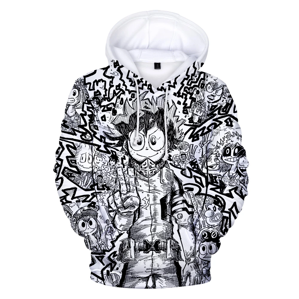 My Hero Academia Bakugou Todoroki Shoto Anime Hoodies