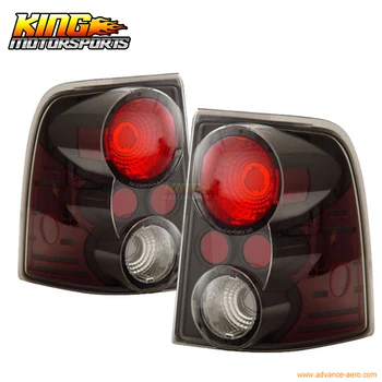 

Fit For 02 03 04 05 Ford Explorer Mountaineer Tail Lights Black USA Domestic Free Shipping