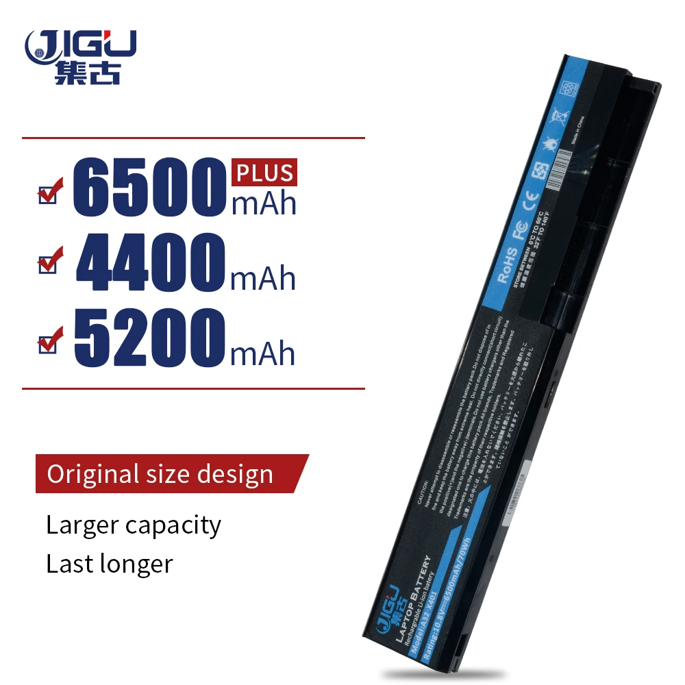 Цена JIGU 6Cells font b Laptop b font Battery For Asus X301 X301A X401 X401A X501A A31 X401 A32 X401 A41 X401 A42 X401 X301U X401U X501