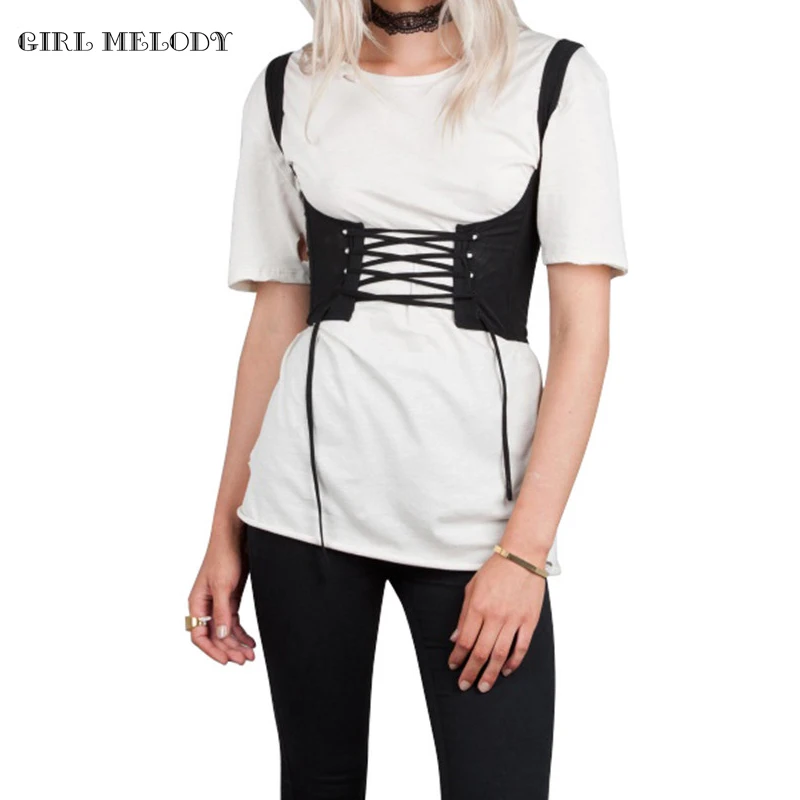 Sexy Tank Tops High Waist Bustier Corsets Women Bralette Short Crop Top