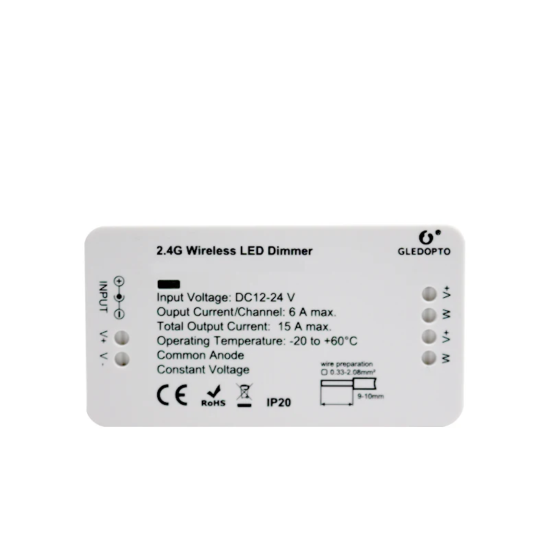 DC12-24V ZLL ZIGBEE bridge Smart Home Led dimmer strip Controller zigbee dimmer APP control work Amazon Alexa EchoPhillips