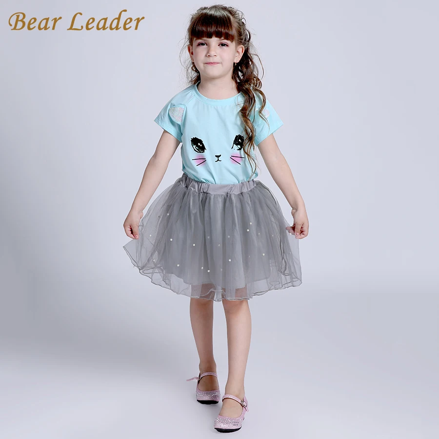 Bear leader/платье для девочек коллекция 2019 года комплекты брендовой одежды детская