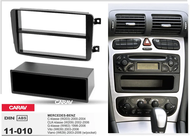 CARAV 11-010 Car Radio Installation Trim Fascia Panel