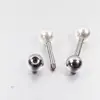 1 pair Stainless Steel 16G Manmade-Pearl Round Ball Helix Tragus Earrings  Body Piercing Barbell Jewelry ► Photo 2/4