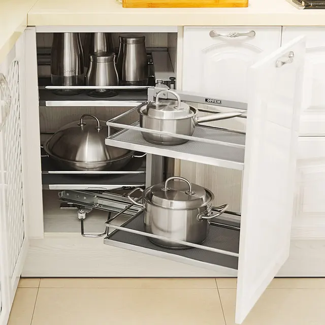 Lazy Susan Pull out Basket Corner basket Corner linkage basket Pull Out