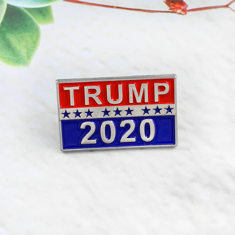 Трамп 2020 значок символа купон звезда вход билеты крутая брошь в покер пальто