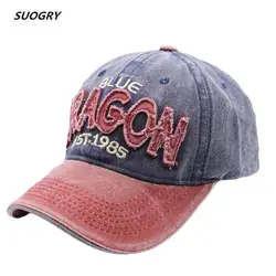 SUOGRY Новый промытый хлопок бейсбол кепки Snapback шапки осень лето шляпа для мужчин женщин кепки s Casquette шапки шапка с вышивкой