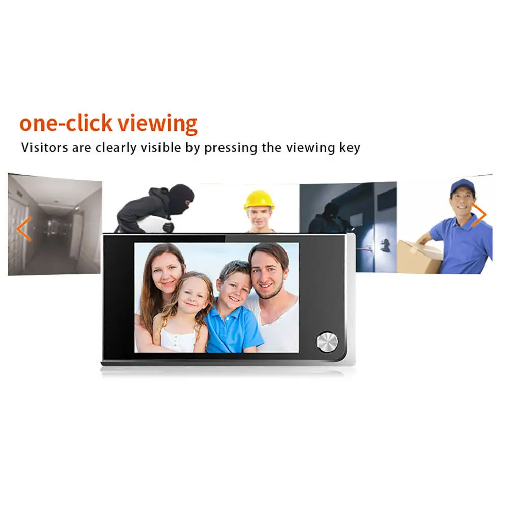 

3.5 inch LCD Digital Door Camera Video Peephole Viewer Zoom Video Recorder DH