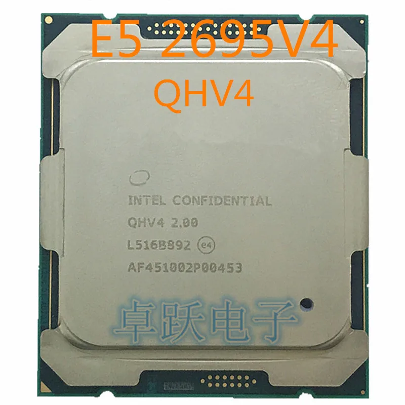 E5-2695 V4 ЦП QHV4 ES версия E5 2695 2 00 ГГц 18-ядерный 45 Мб Процессор e5-2695v 4 Бесплатная