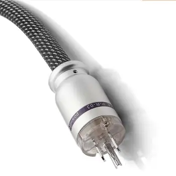 

FP 3TS20 Single Crystal Copper power cord hifi audio CD amplifier amp US power cables EU AU Plug Power line hifi power cable