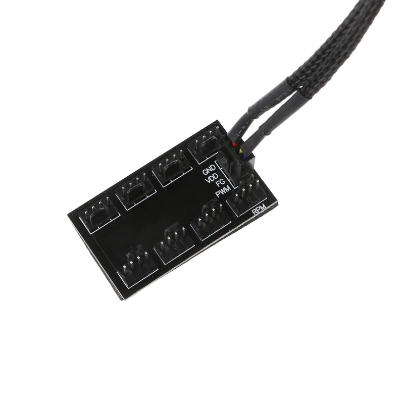 Адаптер Molex TX4 PWM для охлаждения ЦП от 1 до 8 4 контактный в оплетке кабель питания