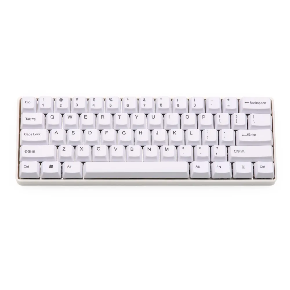 Белый oem pbt keycap краситель подложка совместима с gh60 dz60 mac ключами|Клавиатуры| |