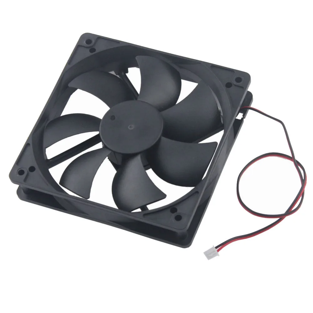 Gdstime 2 шт. DC 12V 120mm x 25mm шариковый подшипник 12 см большой воздушный поток высокая